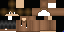 Minecraft skin texture, 64x32 legacy pixels