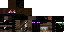 Minecraft skin texture, 64x32 legacy pixels