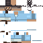 Minecraft skin texture, 64x64 pixels