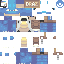Minecraft skin texture, 64x64 pixels