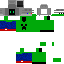 Minecraft skin texture, 64x64 pixels