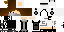 Minecraft skin texture, 64x32 legacy pixels
