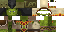Minecraft skin texture, 64x32 legacy pixels