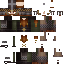 Minecraft skin texture, 64x64 pixels