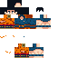 Minecraft skin texture, 64x64 pixels