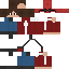 Minecraft skin texture, 64x64 pixels