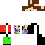 Minecraft skin texture, 64x64 pixels