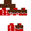 Minecraft skin texture, 64x64 pixels