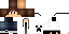 Minecraft skin texture, 64x32 legacy pixels