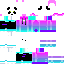 Minecraft skin texture, 64x64 pixels