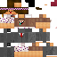 Minecraft skin texture, 64x64 pixels