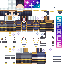 Minecraft skin texture, 64x64 pixels