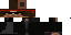 Minecraft skin texture, 64x32 legacy pixels