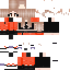 Minecraft skin texture, 64x64 pixels