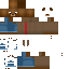 Minecraft skin texture, 64x64 pixels
