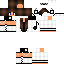 Minecraft skin texture, 64x64 pixels