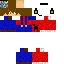 Minecraft skin texture, 64x64 pixels