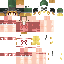 Minecraft skin texture, 64x64 pixels