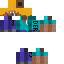 Minecraft skin texture, 64x64 pixels