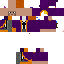 Minecraft skin texture, 64x64 pixels