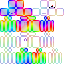 Minecraft skin texture, 64x64 pixels