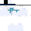 Blue Minecraft skin texture, 64x64 pixels
