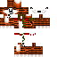 Minecraft skin texture, 64x64 pixels
