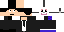 Minecraft skin texture, 64x32 legacy pixels