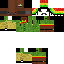 Minecraft skin texture, 64x64 pixels