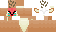 Minecraft skin texture, 64x32 legacy pixels