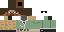 Minecraft skin texture, 64x32 legacy pixels