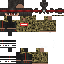 Minecraft skin texture, 64x64 pixels