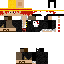 Minecraft skin texture, 64x64 pixels