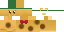 Minecraft skin texture, 64x32 legacy pixels