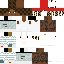 Minecraft skin texture, 64x64 pixels