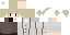 Minecraft skin texture, 64x32 legacy pixels