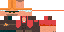 Minecraft skin texture, 64x32 legacy pixels