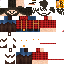 Minecraft skin texture, 64x64 pixels