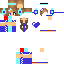 Minecraft skin texture, 64x64 pixels