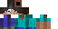 Minecraft skin texture, 64x32 legacy pixels
