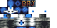 Minecraft skin texture, 64x32 legacy pixels