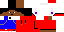 Minecraft skin texture, 64x32 legacy pixels