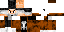 Minecraft skin texture, 64x32 legacy pixels