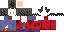 Minecraft skin texture, 64x32 legacy pixels