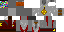 Minecraft skin texture, 64x32 legacy pixels
