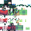 Minecraft skin texture, 64x64 pixels