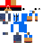 Minecraft skin texture, 64x64 pixels