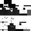 Gray Minecraft skin texture, 64x64 pixels