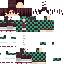 Minecraft skin texture, 64x64 pixels