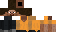 Minecraft skin texture, 64x32 legacy pixels